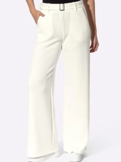 Jerseyhose mit Gürtel