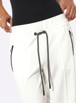 Jerseyhose mit Reißverschluss-Taschen