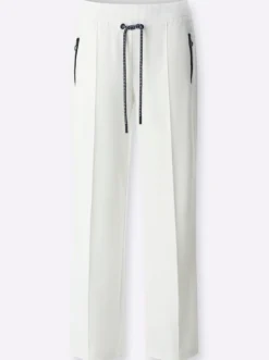 Jerseyhose mit Reißverschluss-Taschen