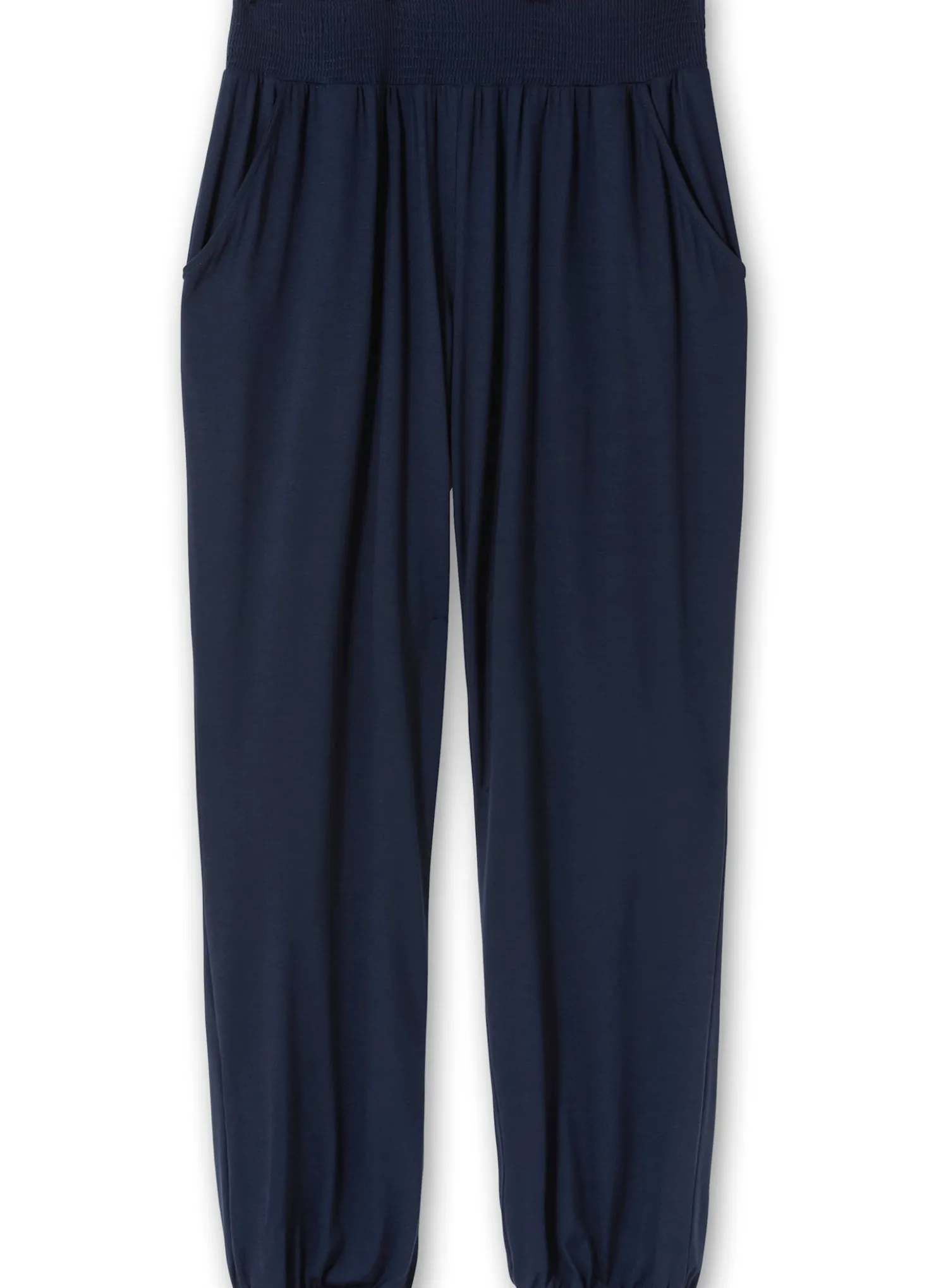 Jerseyhose mit Saum-Gummibündchen