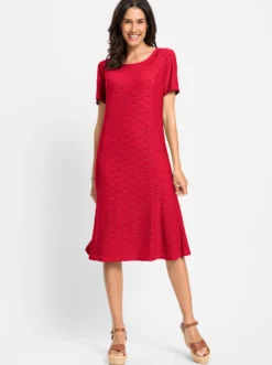 Jerseykleid blickdicht gefüttert