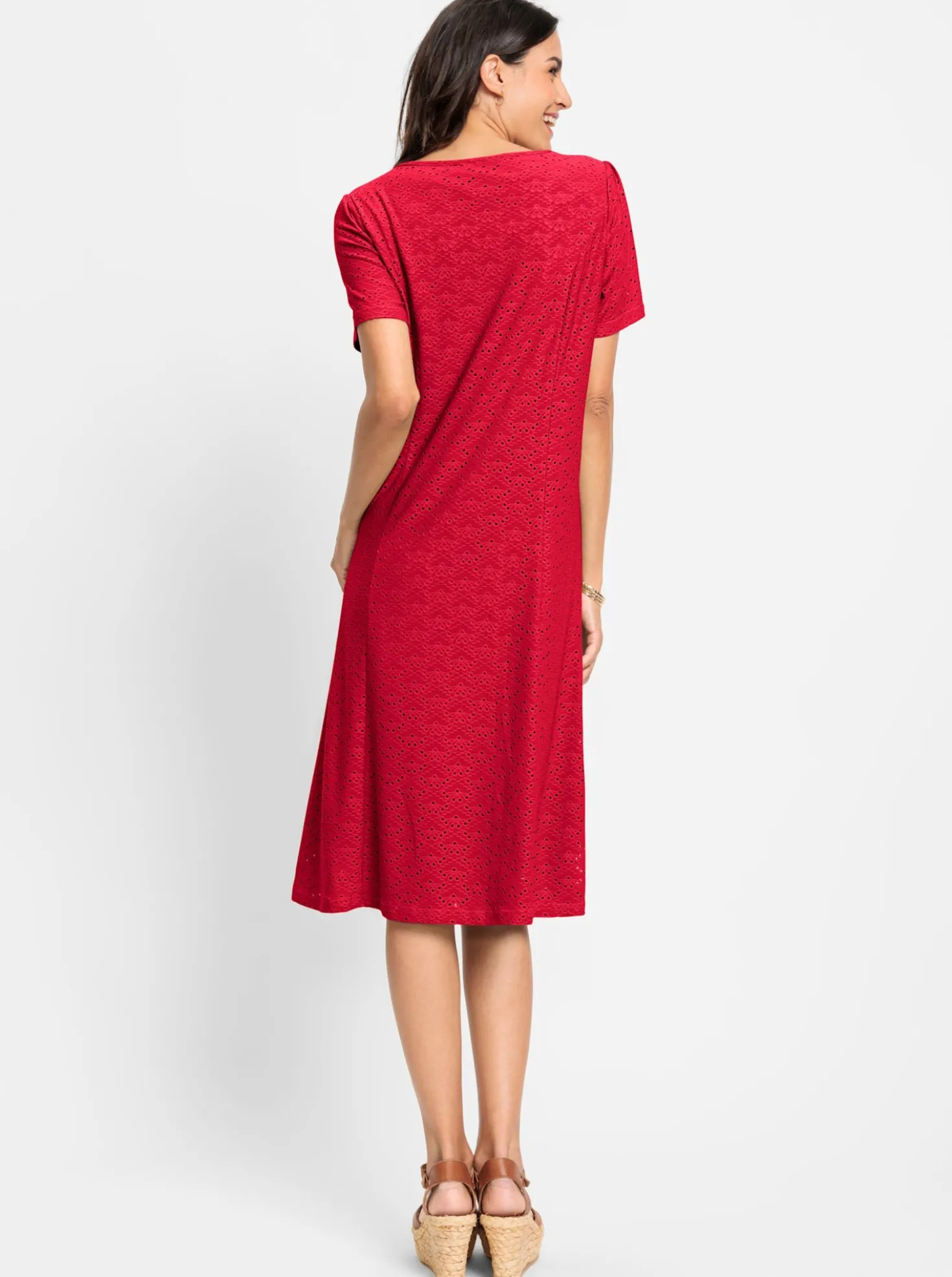 Jerseykleid blickdicht gefüttert