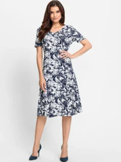 Jerseykleid in leicht ausgestellter Form