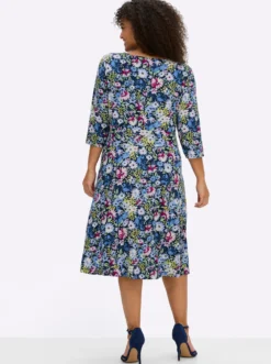 Jerseykleid mit Blumenprint