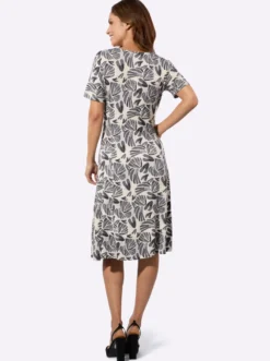 Jerseykleid mit Grafik-Print