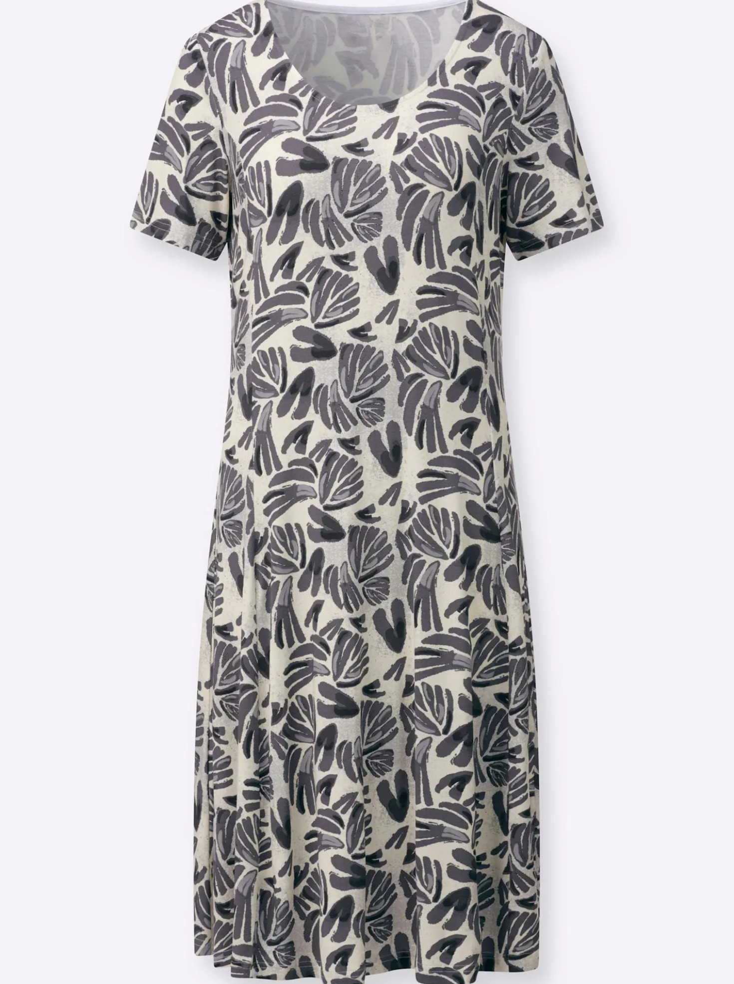 Jerseykleid mit Grafik-Print