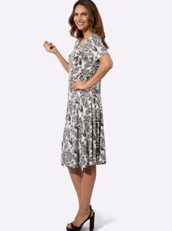 Jerseykleid mit Grafik-Print