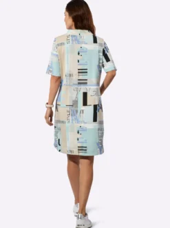 Jerseykleid mit Lettering-Print