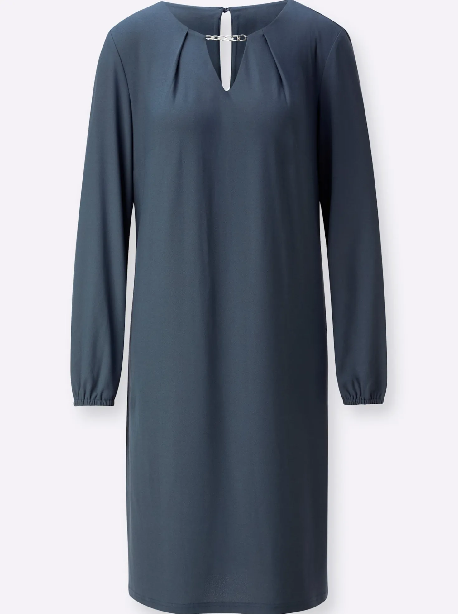 Jerseykleid mit Rückenverschluss