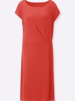Jerseykleid mit Taillenbetonung