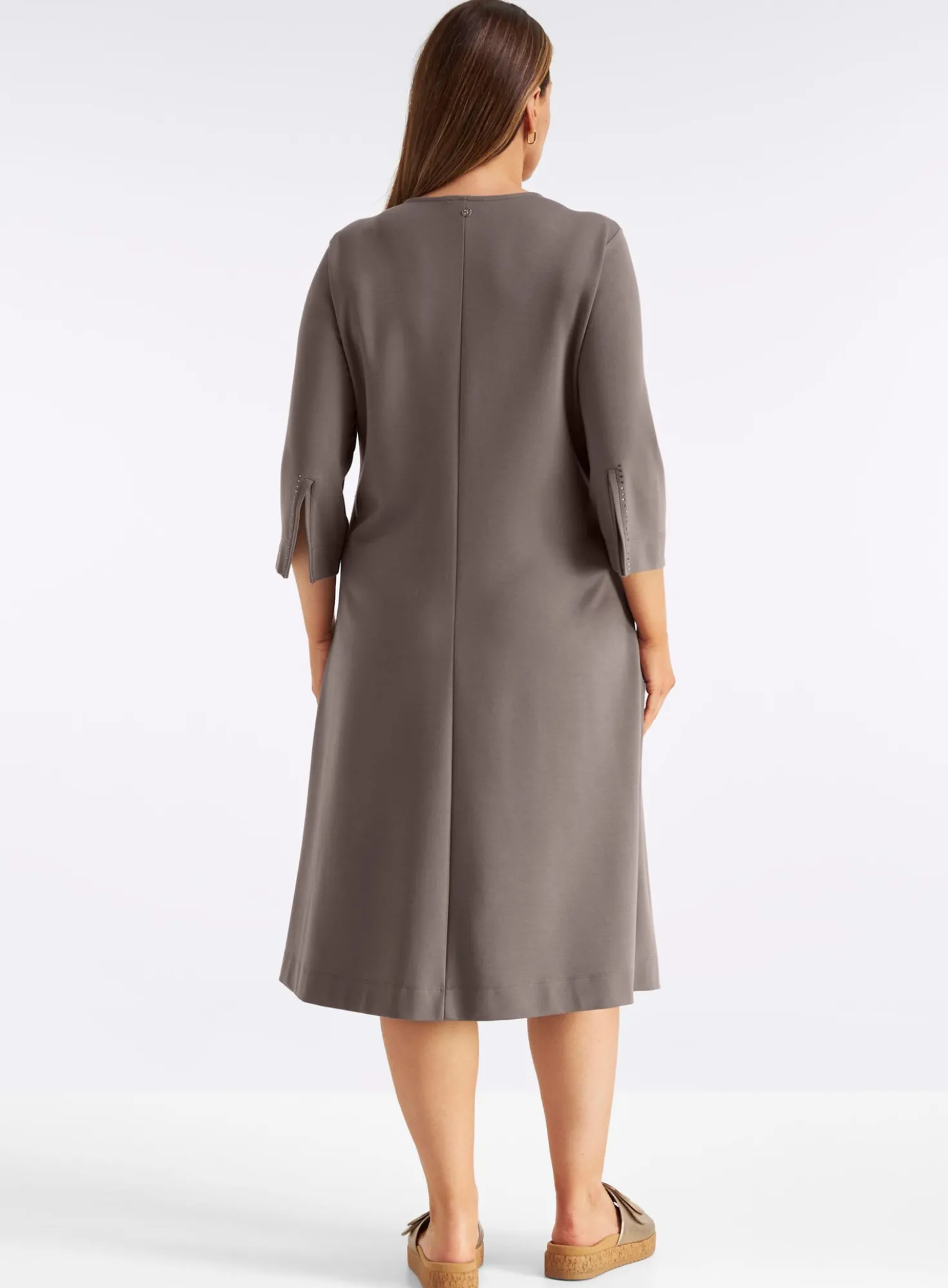 Jerseykleid mit Teilungsnähten