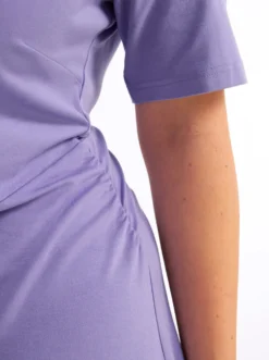 Jerseykleid mit Wasserfall-Ausschnitt