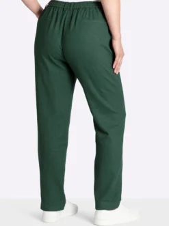 Jogg Pants aus Leinen-Viskose-Mix