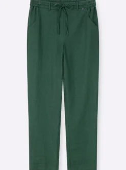 Jogg Pants aus Leinen-Viskose-Mix
