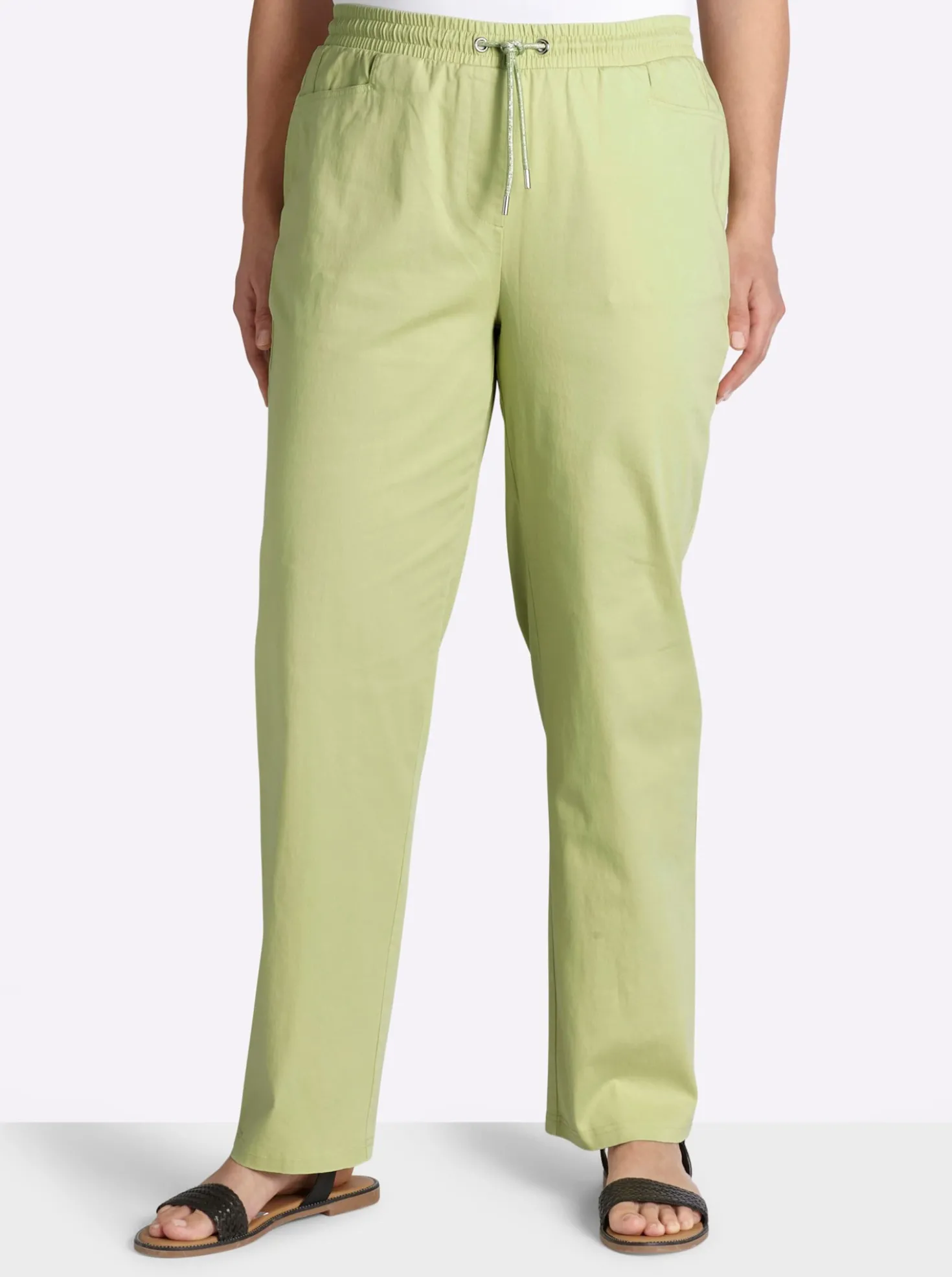 Jogg Pants mit Lurex-Kordel