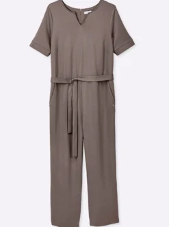 Jumpsuit mit Bindegürtel