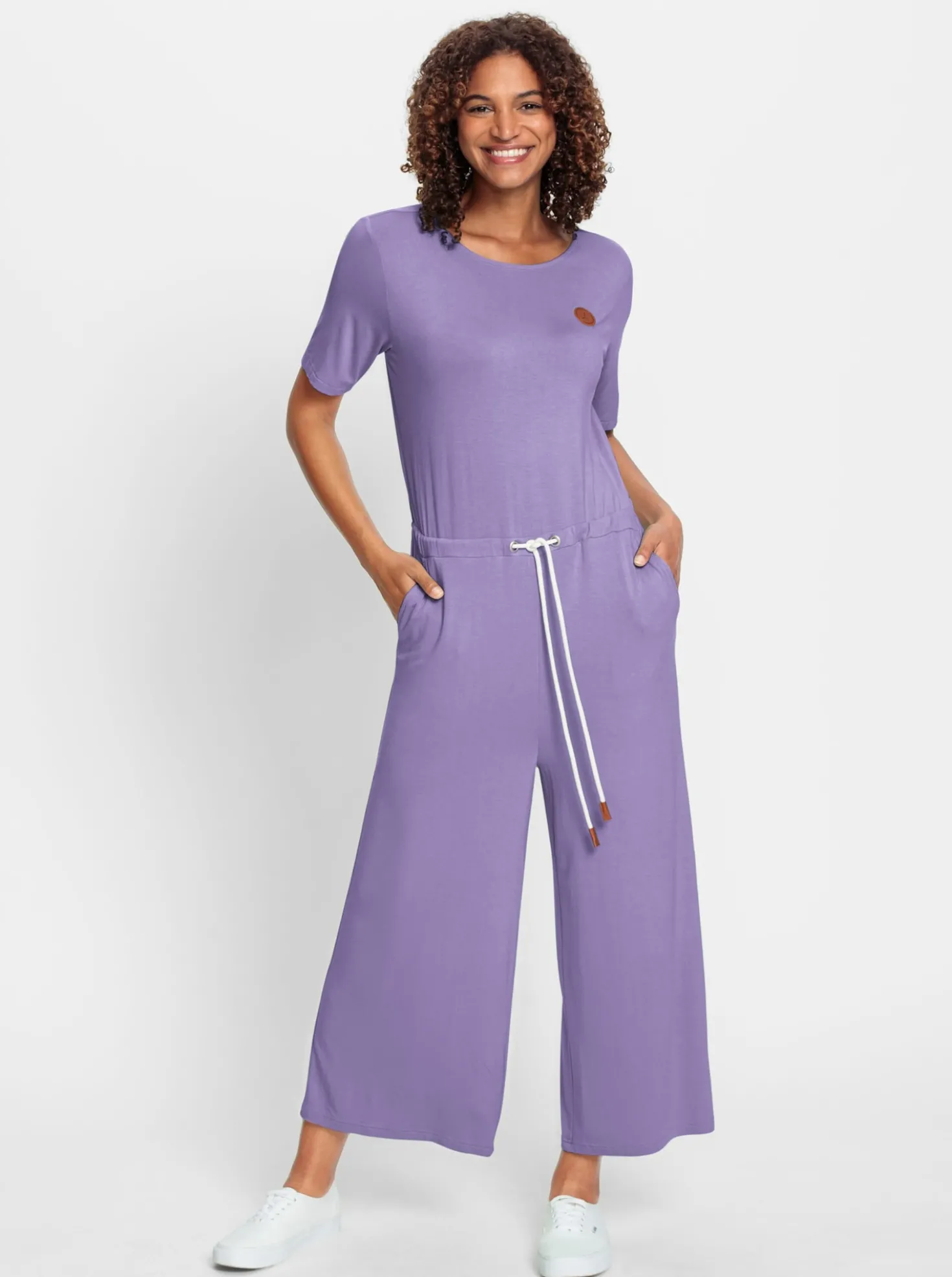 Jumpsuit mit weitem Bein