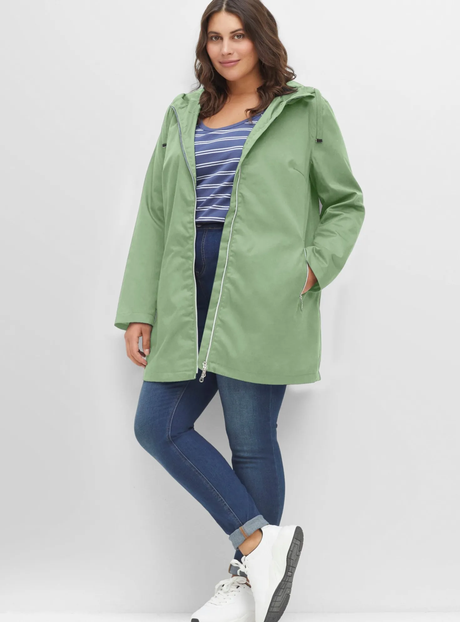 Kapuzenjacke in A-Linie