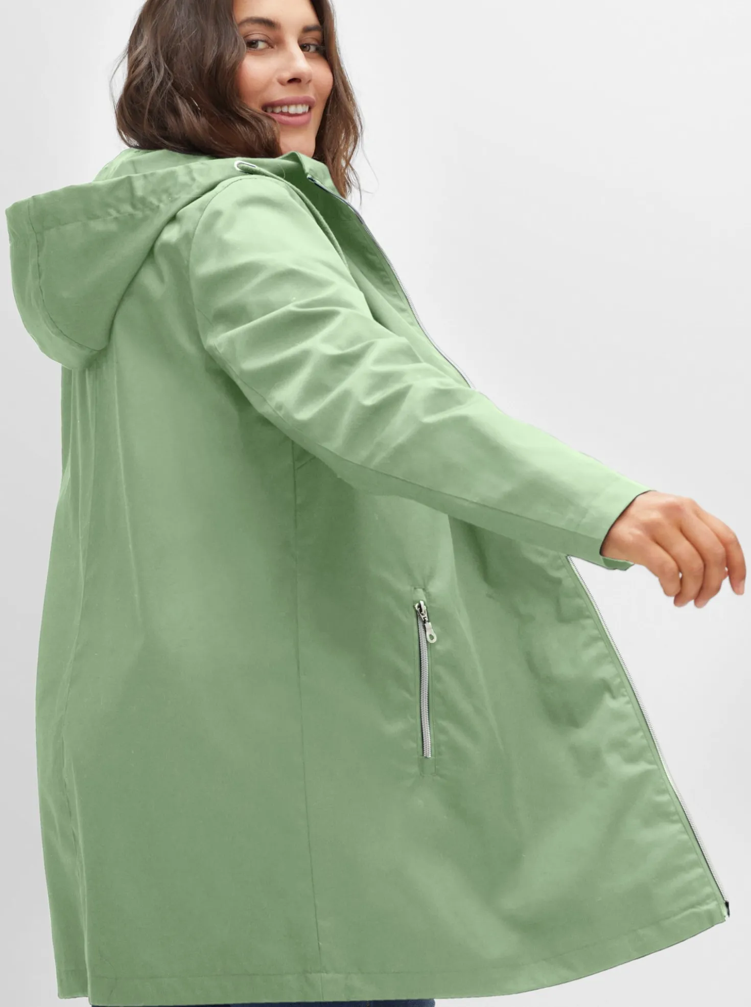 Kapuzenjacke in A-Linie