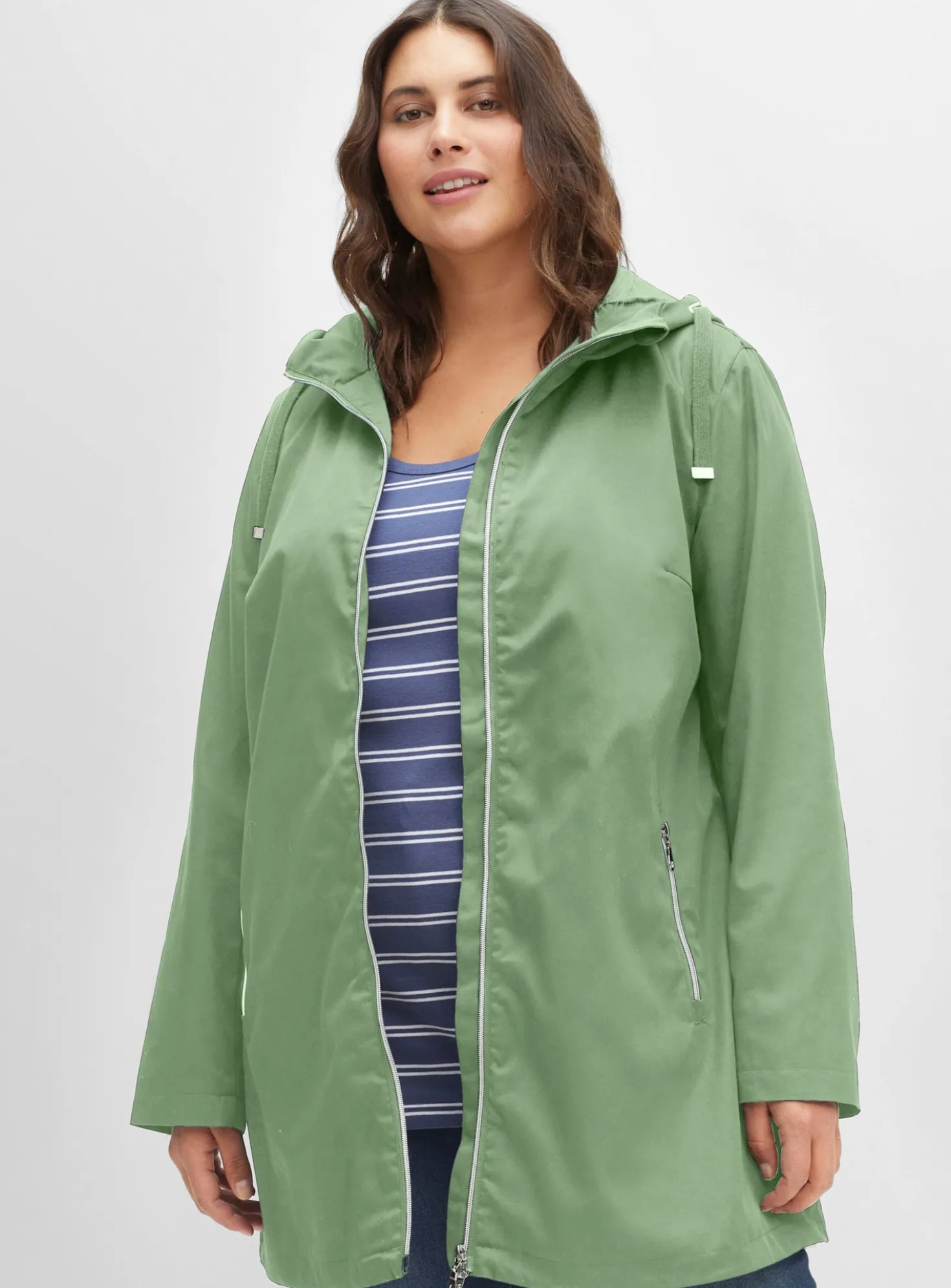 Kapuzenjacke in A-Linie