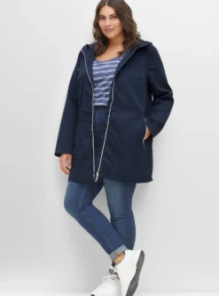 Kapuzenjacke in A-Linie