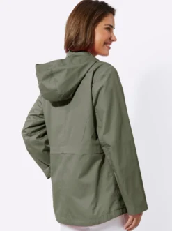 Kapuzenjacke mit Stehkragen