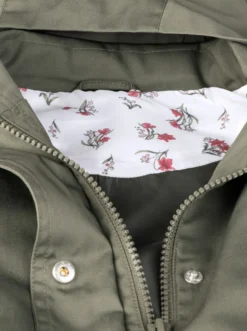Kapuzenjacke mit Stehkragen