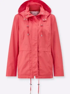 Kapuzenjacke mit Stehkragen