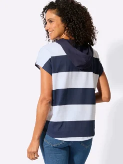 Kapuzenshirt mit überschnittenen Schultern