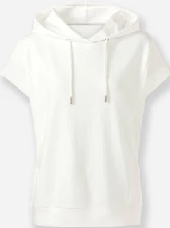 Kapuzenshirt mit überschnittener Schulter