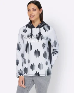 Kapuzensweatshirt in Sweat-Qualität