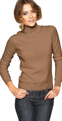 Kaschmirpullover mit Rollkragen