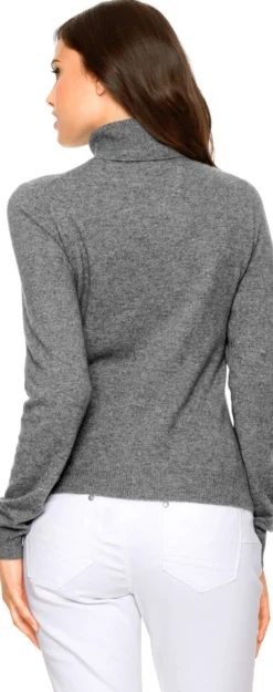 Kaschmirpullover mit Rollkragen
