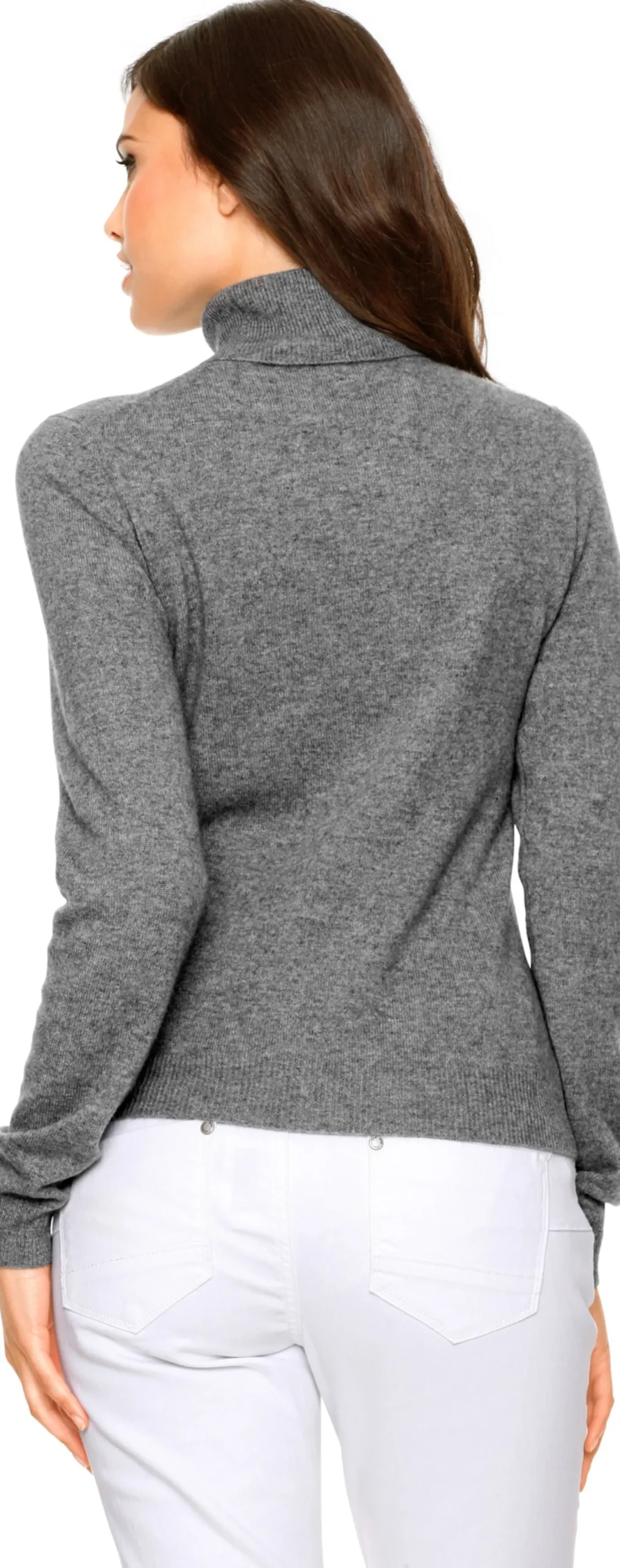 Kaschmirpullover mit Rollkragen