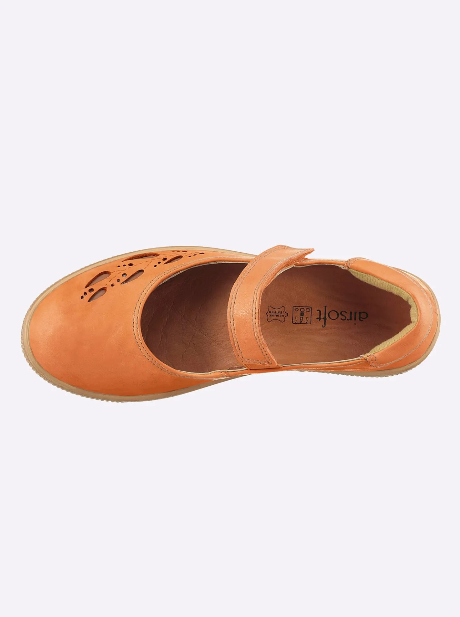 Klettschuh mit Leder-Wechselfußbett