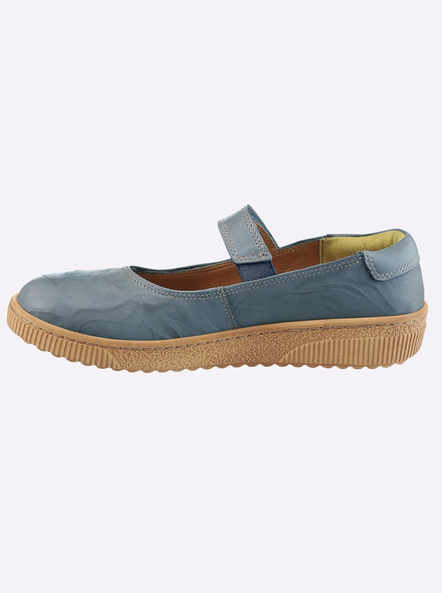 Klettschuh mit Leder-Wechselfußbett