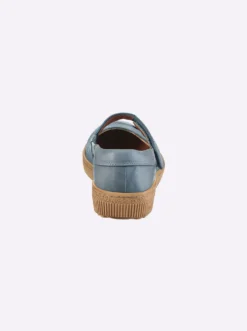 Klettschuh mit Leder-Wechselfußbett