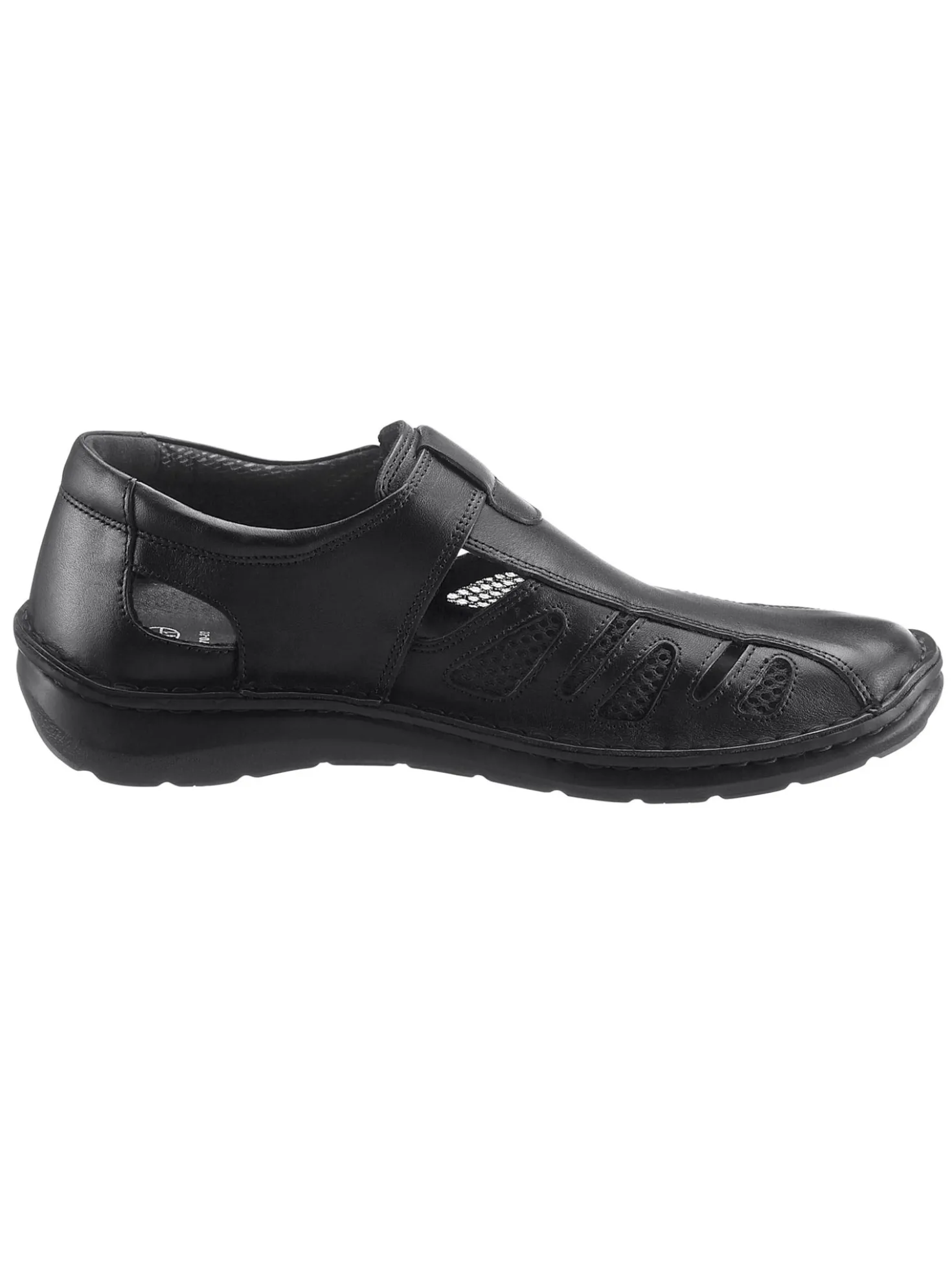 Klettschuh mit seitlichen Netzeinsätzen