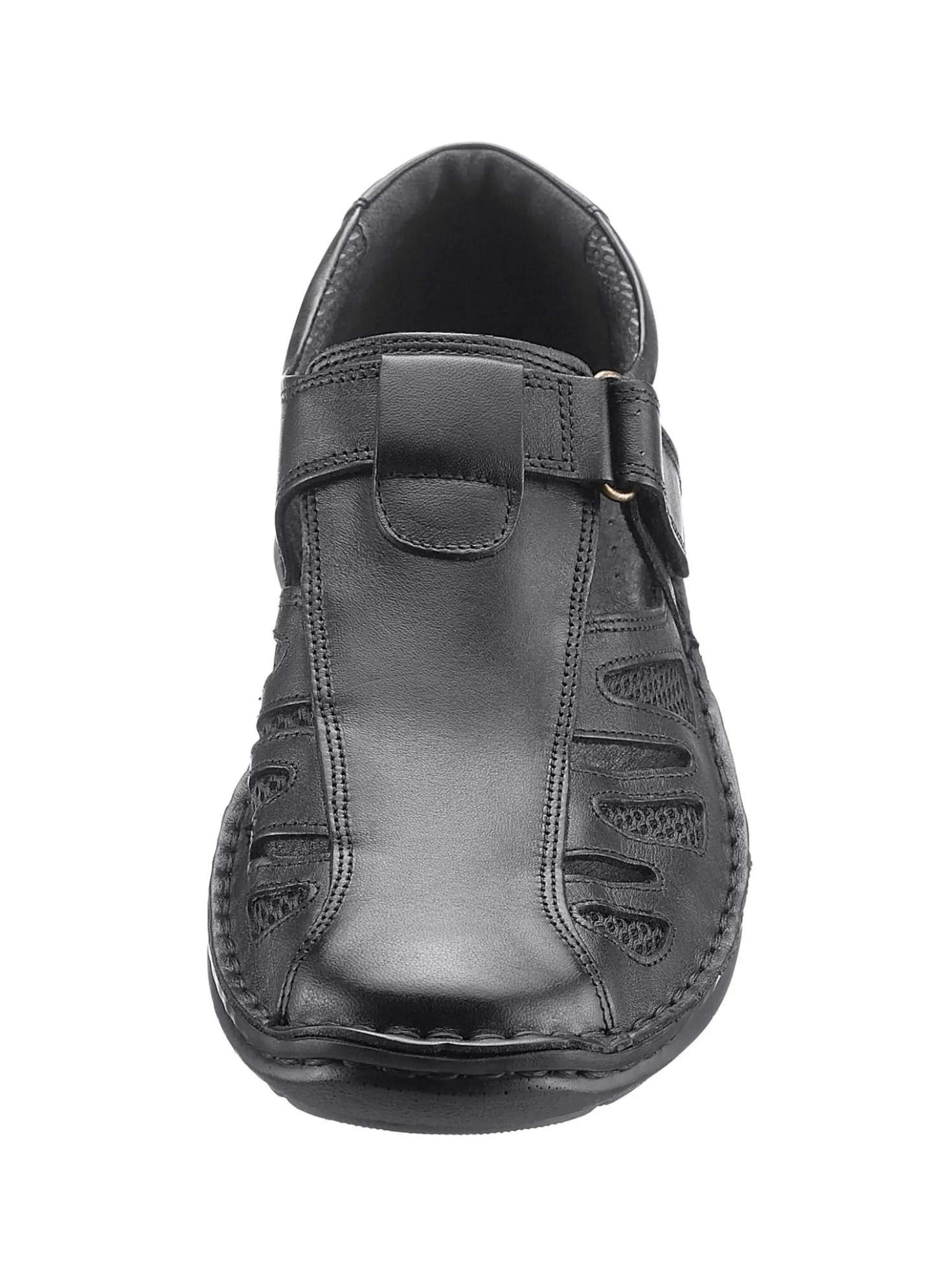 Klettschuh mit seitlichen Netzeinsätzen