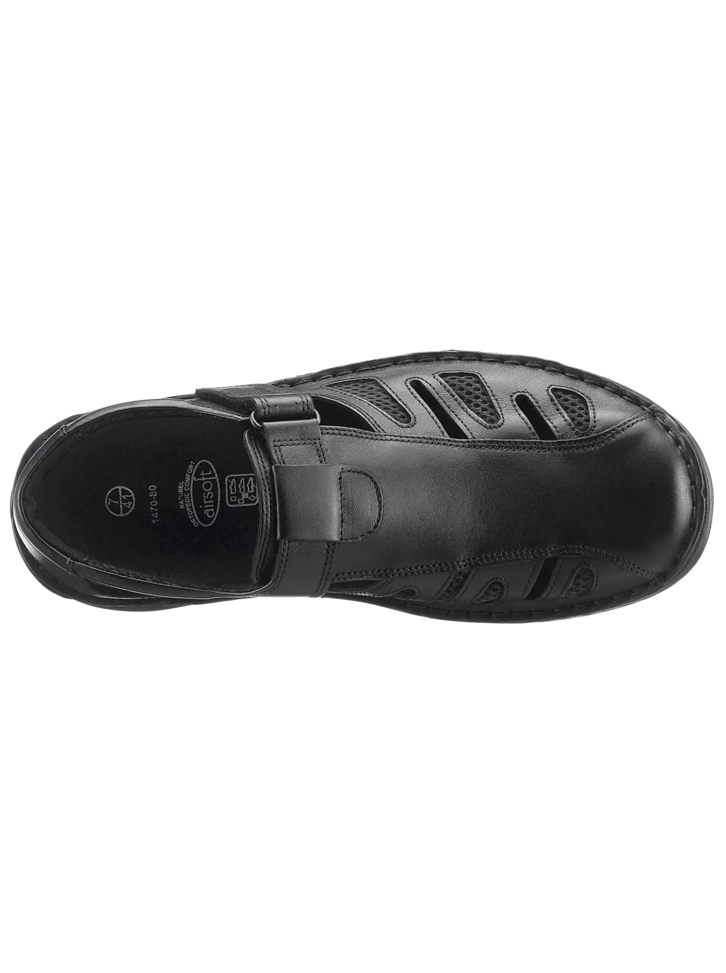 Klettschuh mit seitlichen Netzeinsätzen