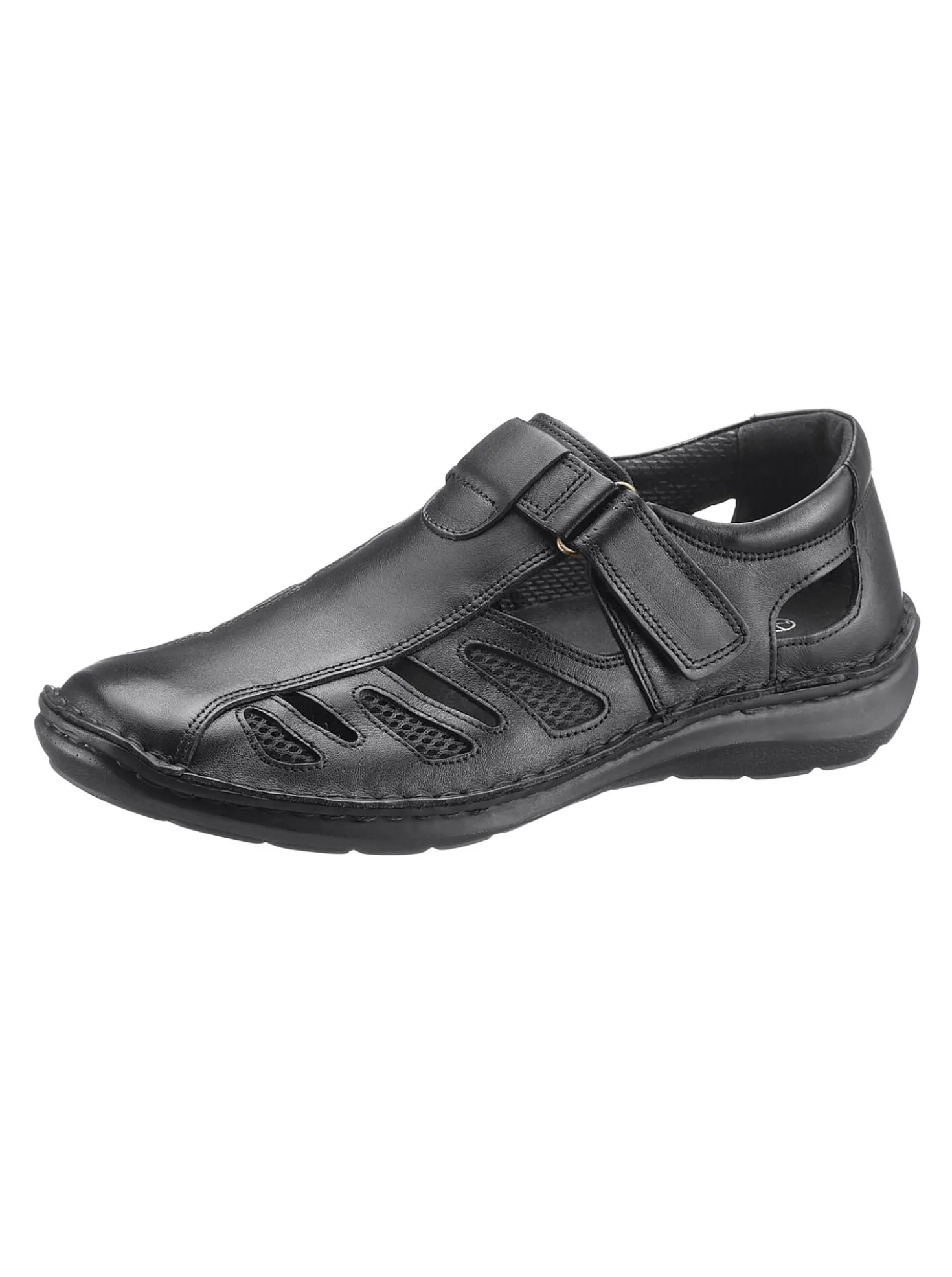 Klettschuh mit seitlichen Netzeinsätzen