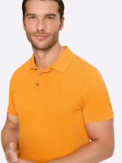 Kurzarmshirt aus Baumwoll-Pikee
