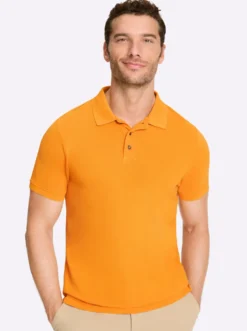 Kurzarmshirt aus Baumwoll-Pikee