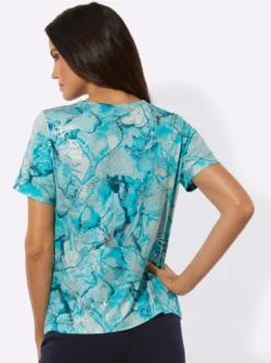 Kurzarmshirt aus feinem Single-Jersey
