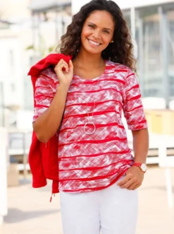 Kurzarmshirt aus reiner Baumwolle