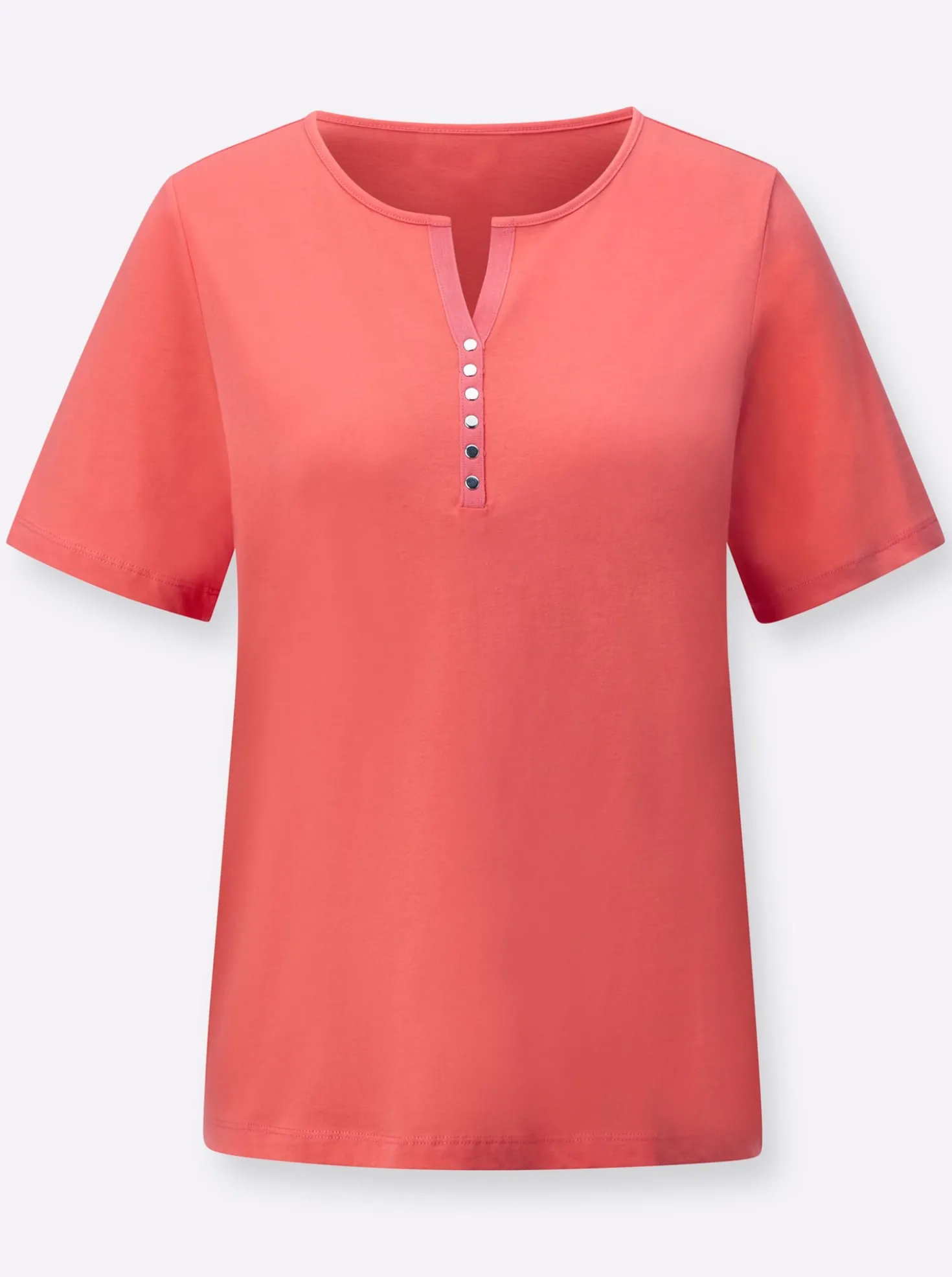 Kurzarmshirt aus reiner Baumwolle