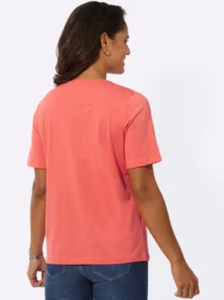 Kurzarmshirt aus reiner Baumwolle