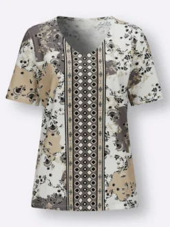 Kurzarmshirt aus reiner Baumwolle