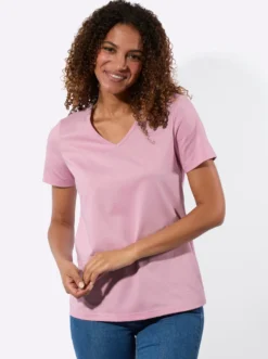 Kurzarmshirt im 2er-Pack