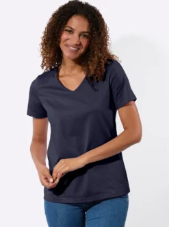 Kurzarmshirt im 2er-Pack